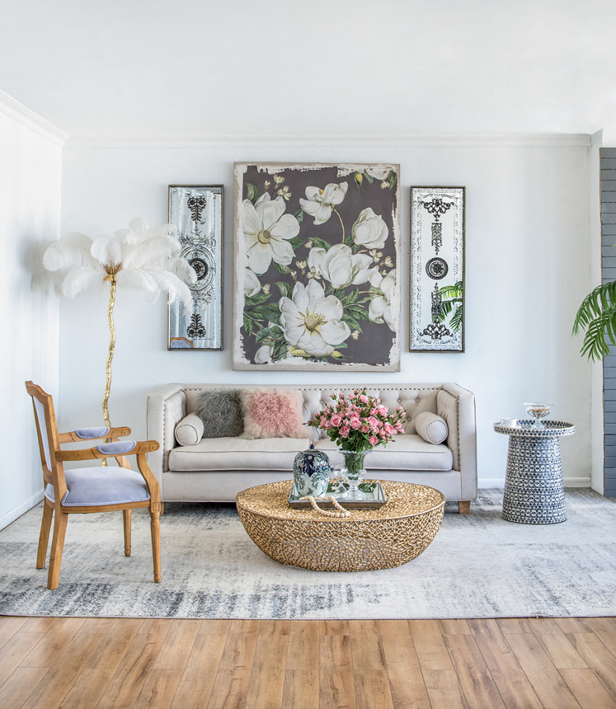 48" x 60" Large Botanical Wall Art Prints, Home Decor for Living Room Dining Room Bedroom Hallway