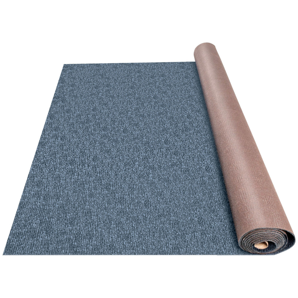 Gray Marine Carpet 6 ft x 13.1 ft Boat Carpet Rugs Indoor Outdoor Rugs for Patio Deck Anti-Slide TPR Water-Proof Back Cut Outdoor Marine Carpeting Easy Clean Outdoor Carpet Roll