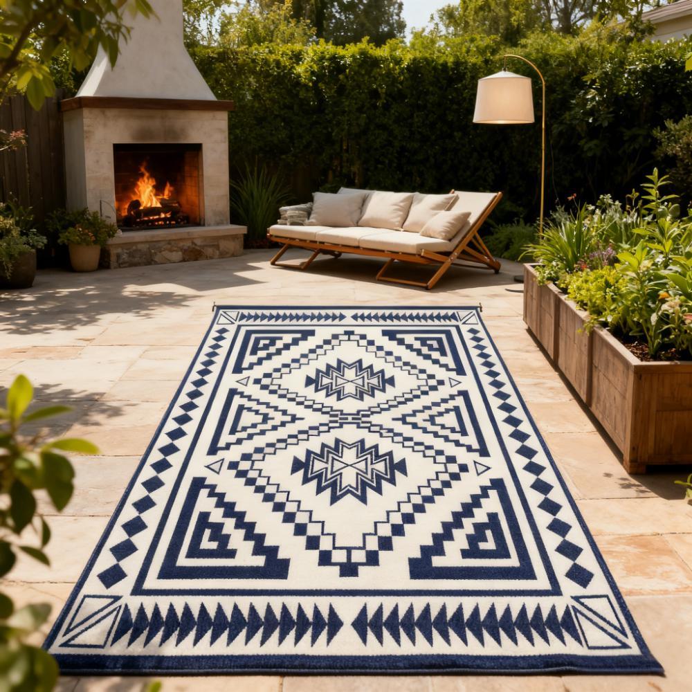 Outdoor Rug,Reversible Outdoor Rug, Waterproof Plastic Straw with Carry Bag