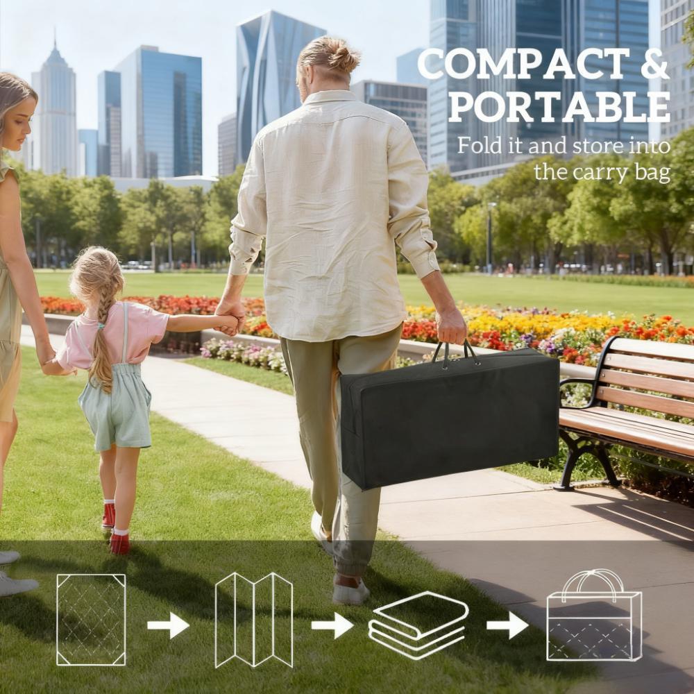 Patio Rug for Decor,Portable Outside Camping Area Carpet Mat,Reversible Rug,for Indoor and Outdoor