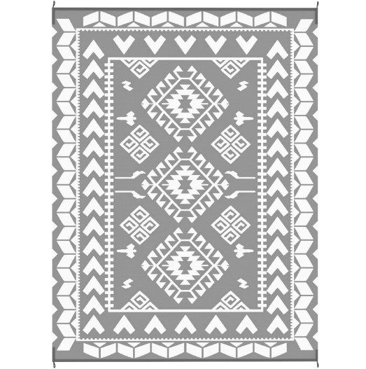 Patio Rug for Decor,Portable Outside Camping Area Carpet Mat,Reversible Rug,for Indoor and Outdoor