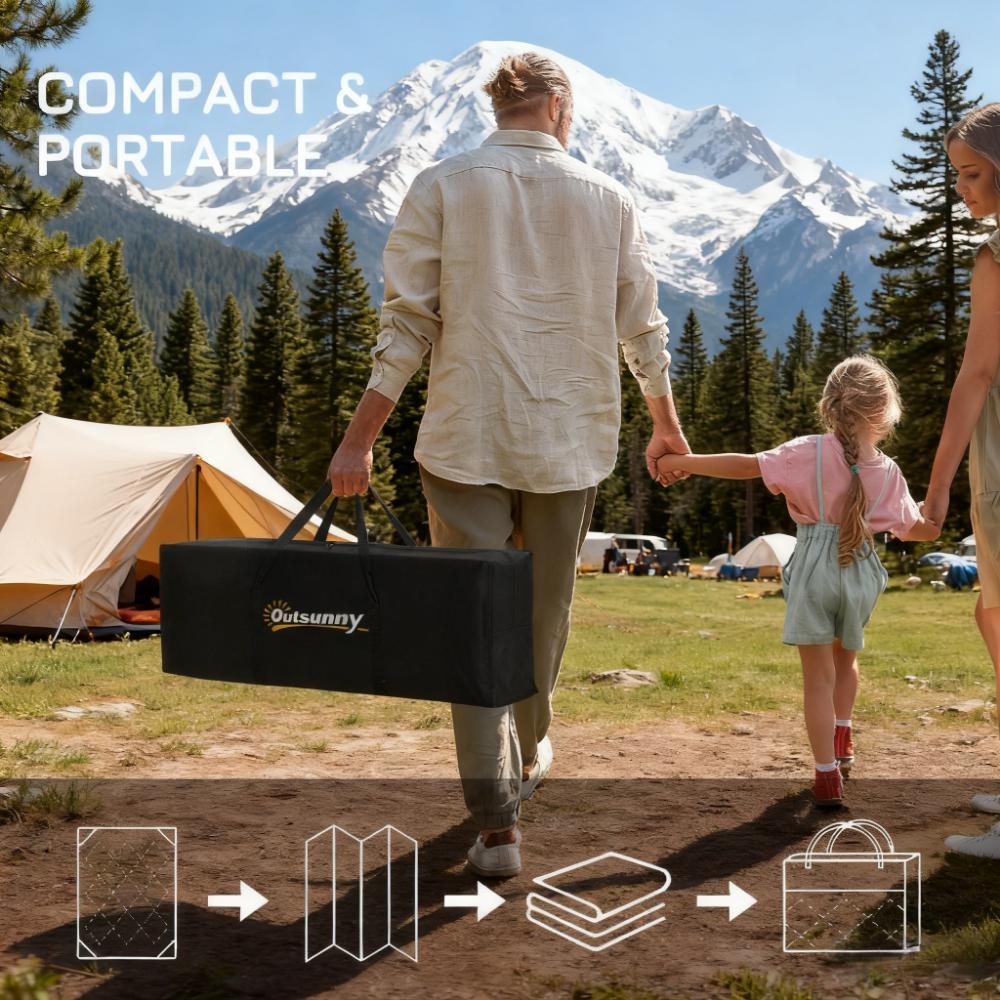 Patio Rug,Reversible Outdoor Rug Carpet RV Camping Rugs with Carry Bag