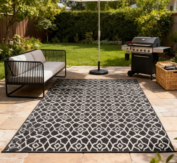 Carpet RV Camping Rugs,Reversible Outdoor Rug with Carry Bag