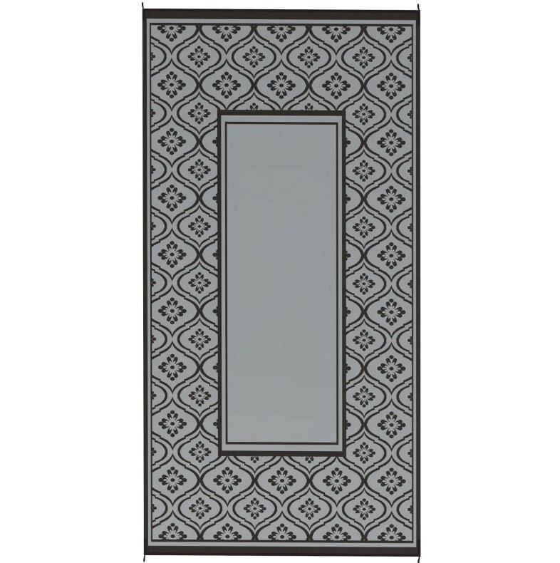 Patio Rug,Reversible Outdoor Rug, Waterproof Plastic Straw with Carry Bag
