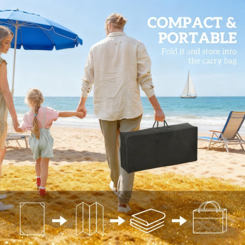 Easy to Carry Outdoor Rug,Patio Rug,Reversible Outdoor Rug, Waterproof Plastic Straw with Carry Bag