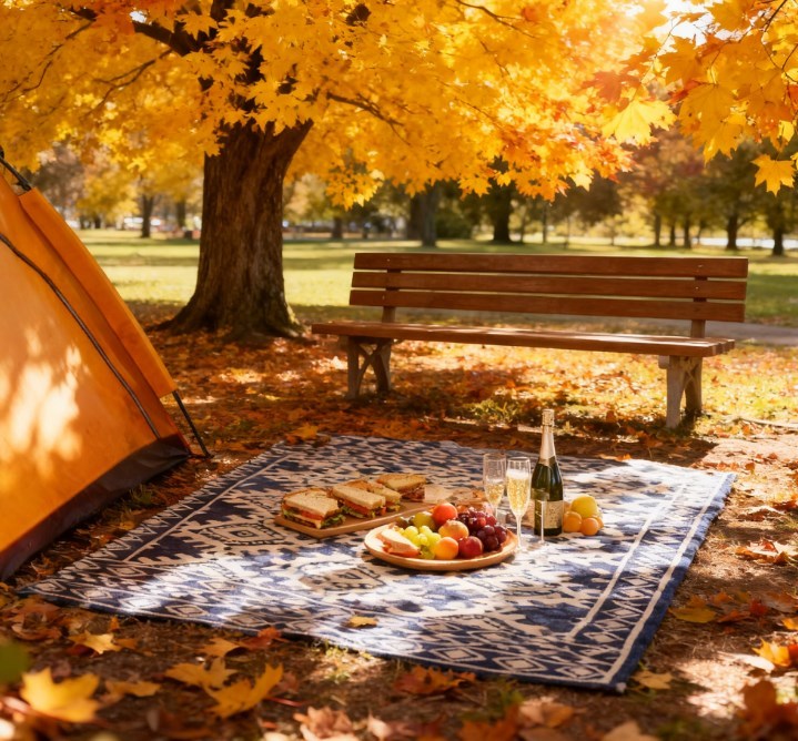 Reversible Rug,Portable Outside Camping Area Carpet Mat,Outdoor Rug for Patio for Decor,Reversible Rug