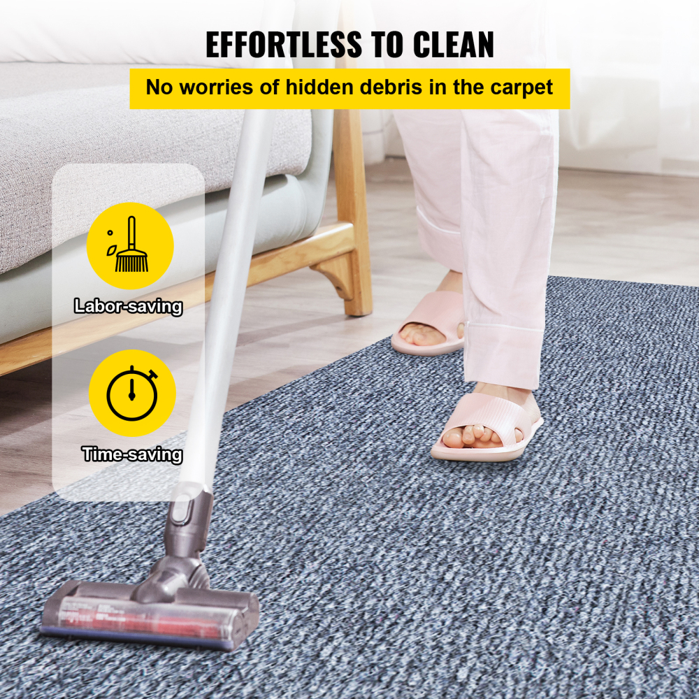 Gray Marine Carpet 6 ft x 13.1 ft Boat Carpet Rugs Indoor Outdoor Rugs for Patio Deck Anti-Slide TPR Water-Proof Back Cut Outdoor Marine Carpeting Easy Clean Outdoor Carpet Roll