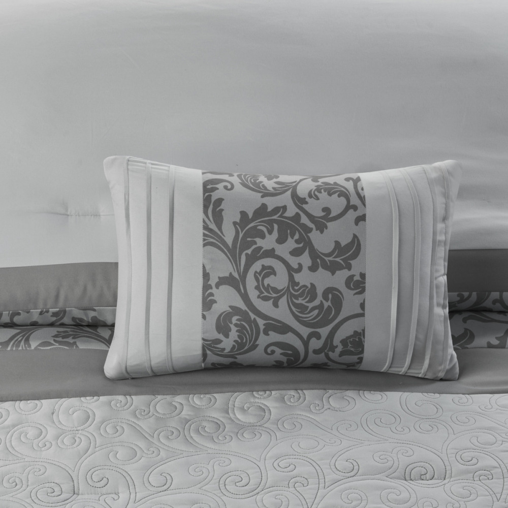 Embroidered 8 Piece Comforter Set