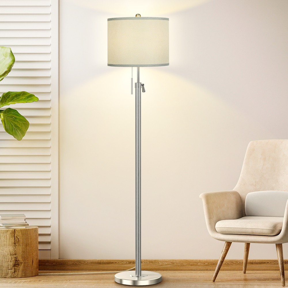 Liftable floor lamp, 55-65 inches