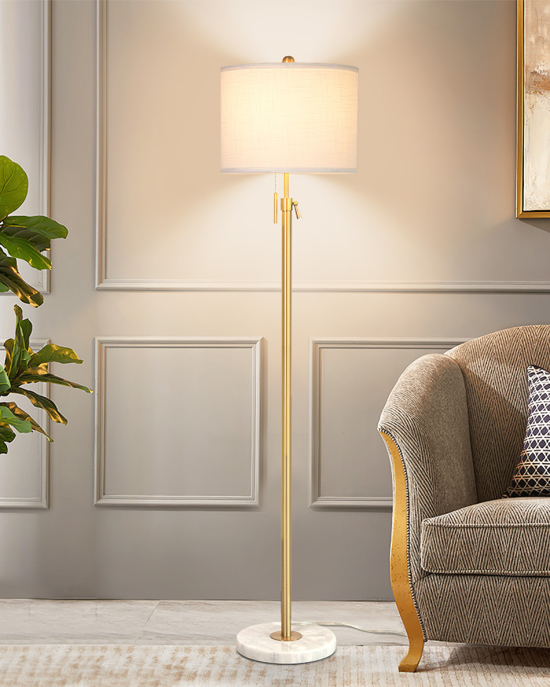 Liftable floor lamp, 55-65 inches