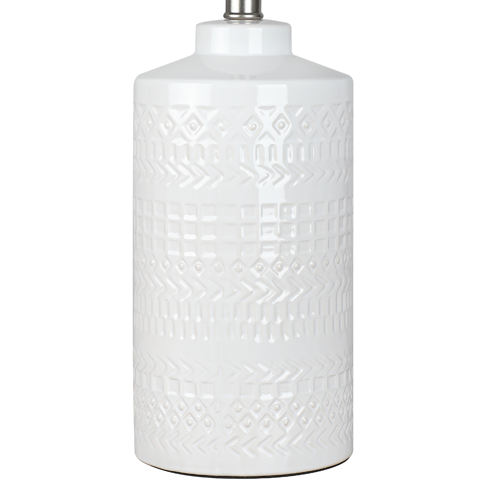 Straight Ceramic Table Lamp 25in