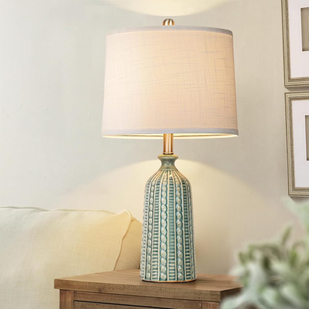 Vase Ceramic Table Lamp 25in