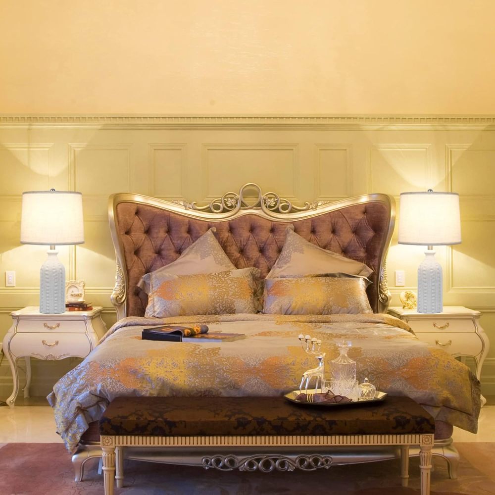 Vase Ceramic Table Lamp 25in