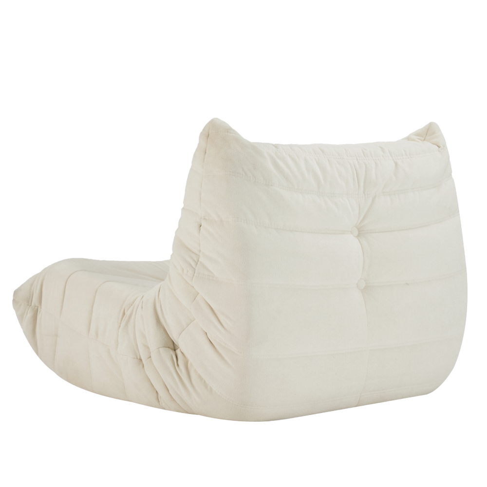 No Installation Bean Bag Chair Big Beanbag Chair for Adults Bean Bag Lounger Foam Chair for Home, Apartment, Living room or Gaming Venue Sofa in a box