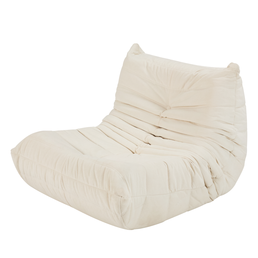 No Installation Bean Bag Chair Big Beanbag Chair for Adults Bean Bag Lounger Foam Chair for Home, Apartment, Living room or Gaming Venue Sofa in a box