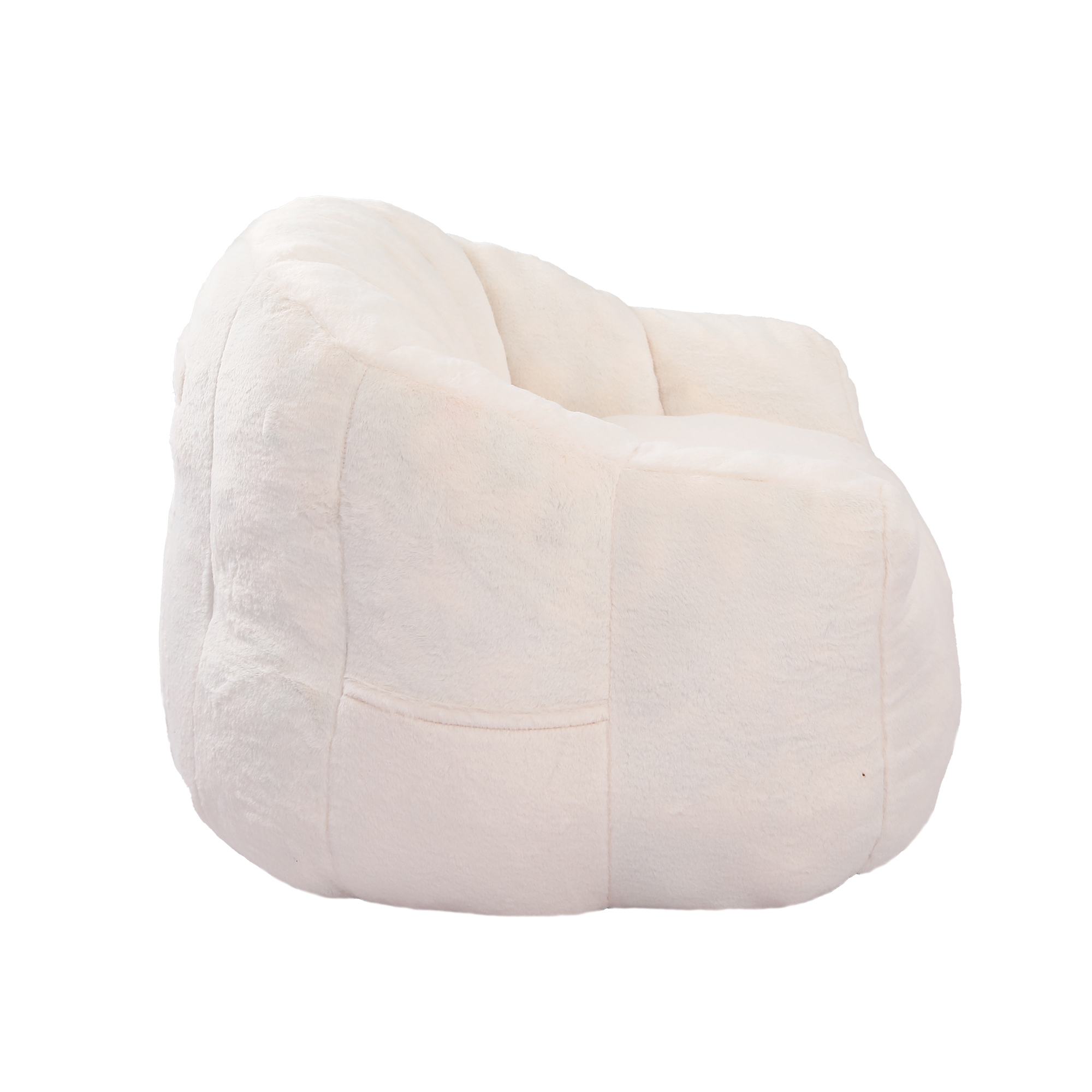 Bean Bag Chair, Bean Bag Sofa Chair with Armrests Stuffed High-Density Foam, Lazy Sofa Comfy Chairs BeanBag Chair for Adults in Living Room,Bedroom Reading