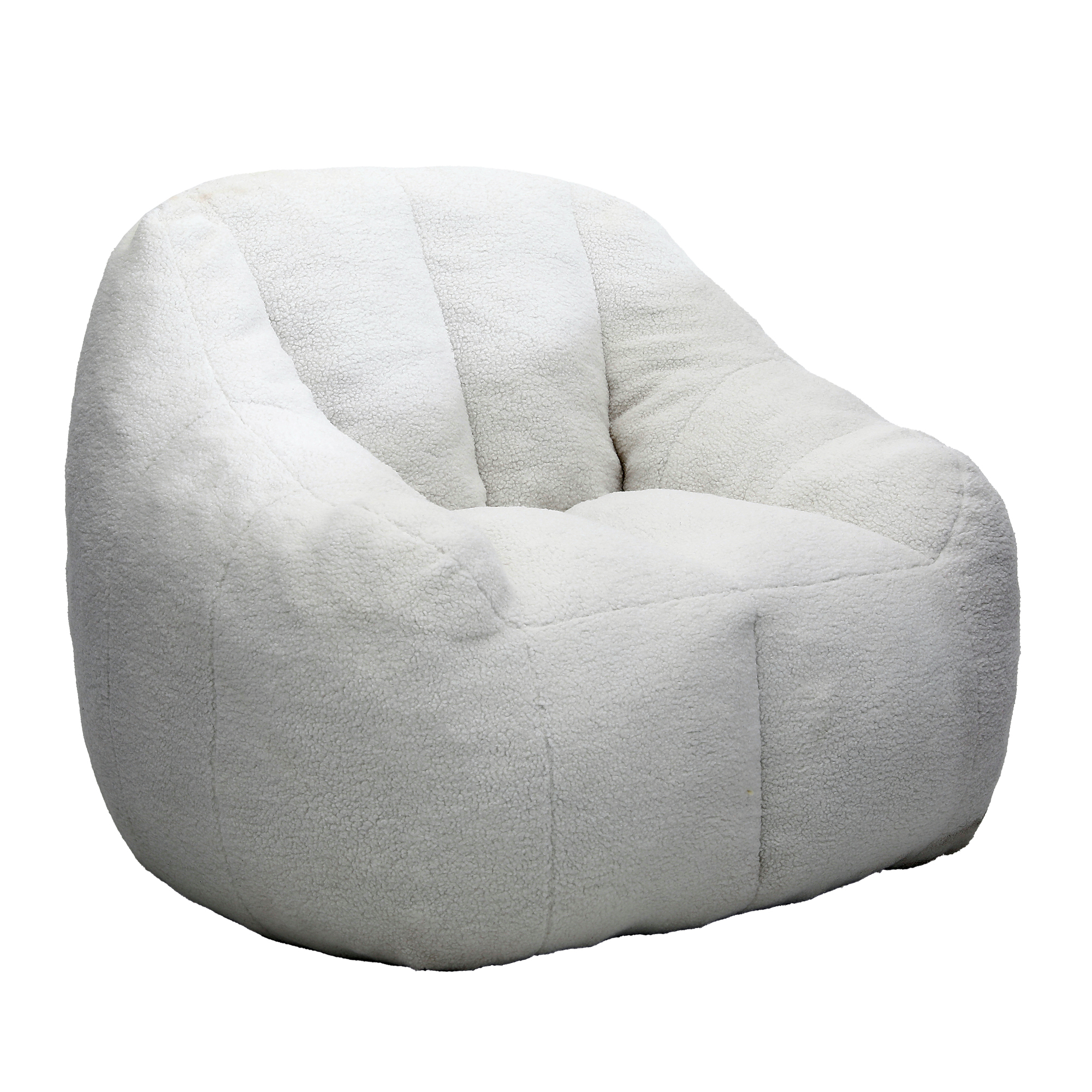 Bean Bag Chair with Filler, Bean Bag Sofa with Tufted Soft Stuffed Filling, Fluffy and Lazy Sofa, Comfy Cozy BeanBag Chairs with Memory Foam for Dorm, Apartment, Living Room