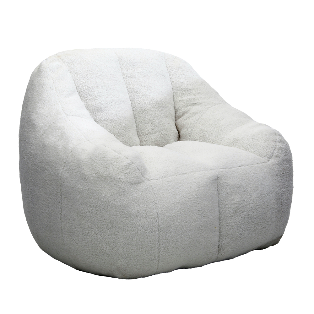 Bean Bag Chair with Filler, Bean Bag Sofa with Tufted Soft Stuffed Filling, Fluffy and Lazy Sofa, Comfy Cozy BeanBag Chairs with Memory Foam for Dorm, Apartment, Living Room