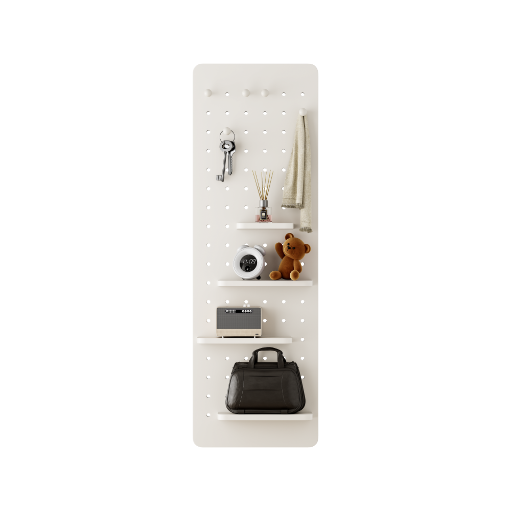 Wall Mounted Full Length Mirror, Full Body Mirror with Shelf, Full Body Mirror with Hook Wall Mounted Mirror with Multifunctional Design Panel, Bedroom/Living Room/Entrance
