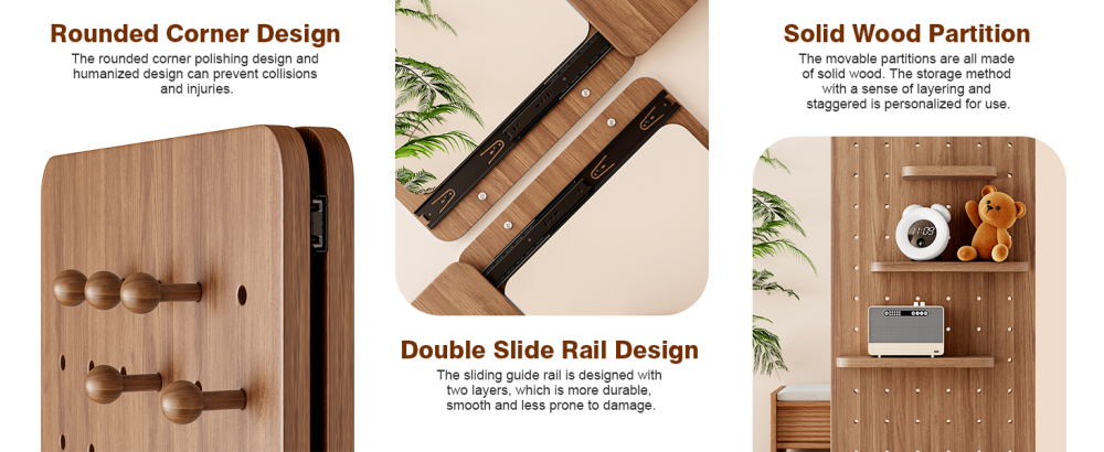 Wall Mounted Full Length Mirror, Full Body Mirror with Shelf, Full Body Mirror with Hook Wall Mounted Mirror with Multifunctional Design Panel, Bedroom/Living Room/Entrance