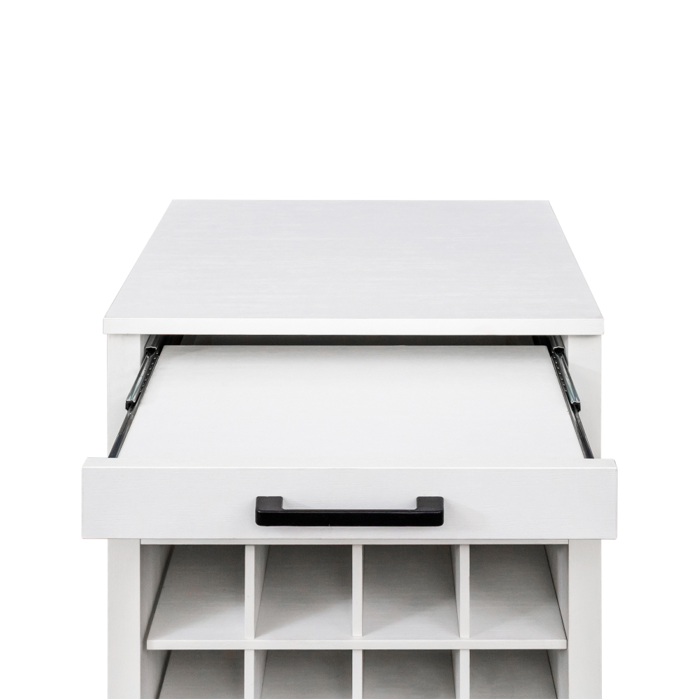 brown walnut color modular 32 wine bar cabinet Buffet Cabinet