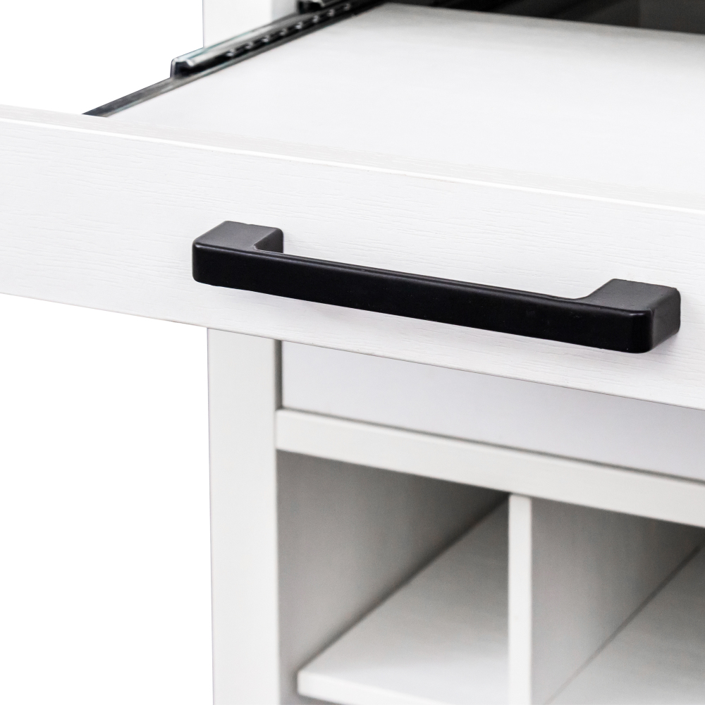 brown walnut color modular 32 wine bar cabinet Buffet Cabinet