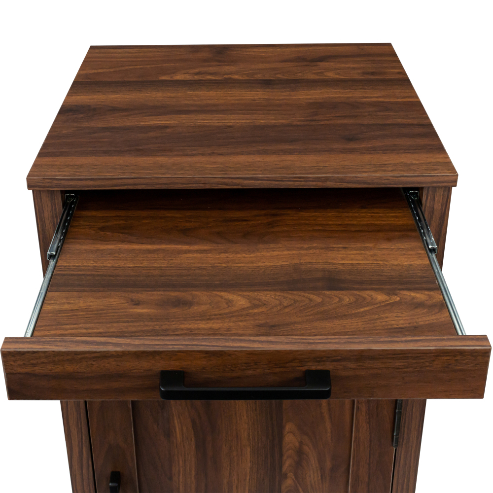 brown walnut color modular 32 wine bar cabinet Buffet Cabinet