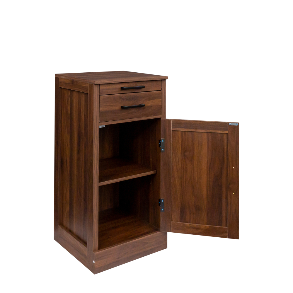 brown walnut color modular 32 wine bar cabinet Buffet Cabinet