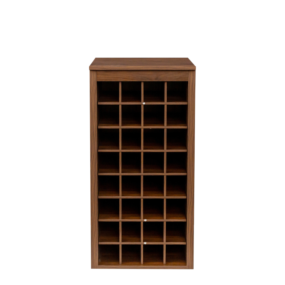 brown walnut color modular 32 wine bar cabinet Buffet Cabinet