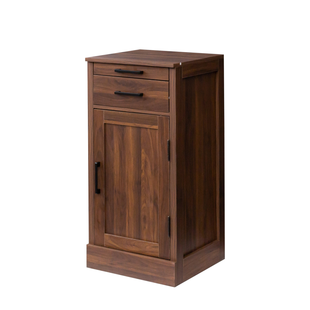 brown walnut color modular 32 wine bar cabinet Buffet Cabinet