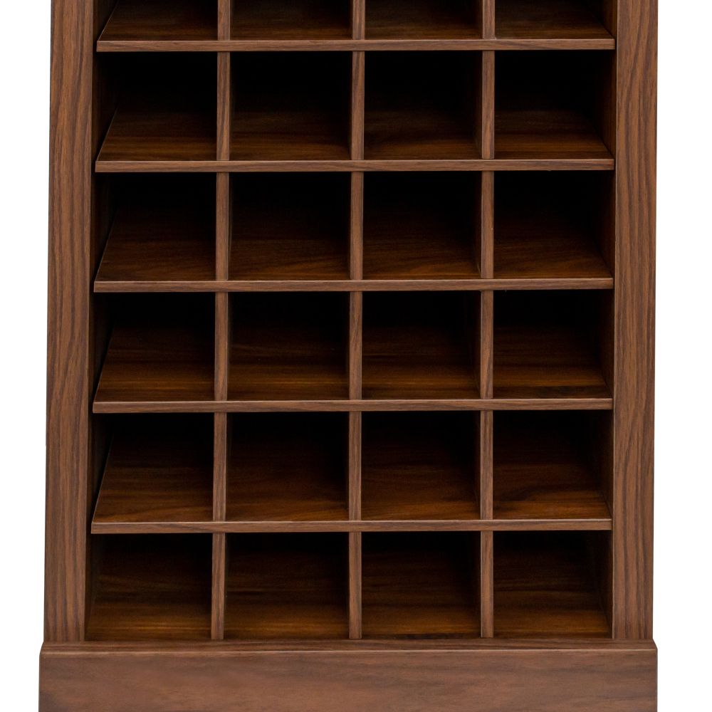 brown walnut color modular 32 wine bar cabinet Buffet Cabinet