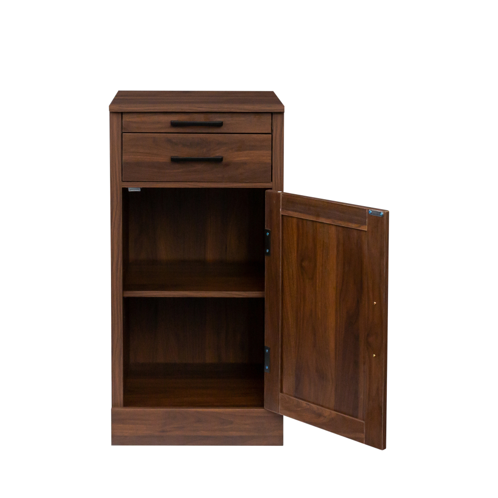 brown walnut color modular 32 wine bar cabinet Buffet Cabinet