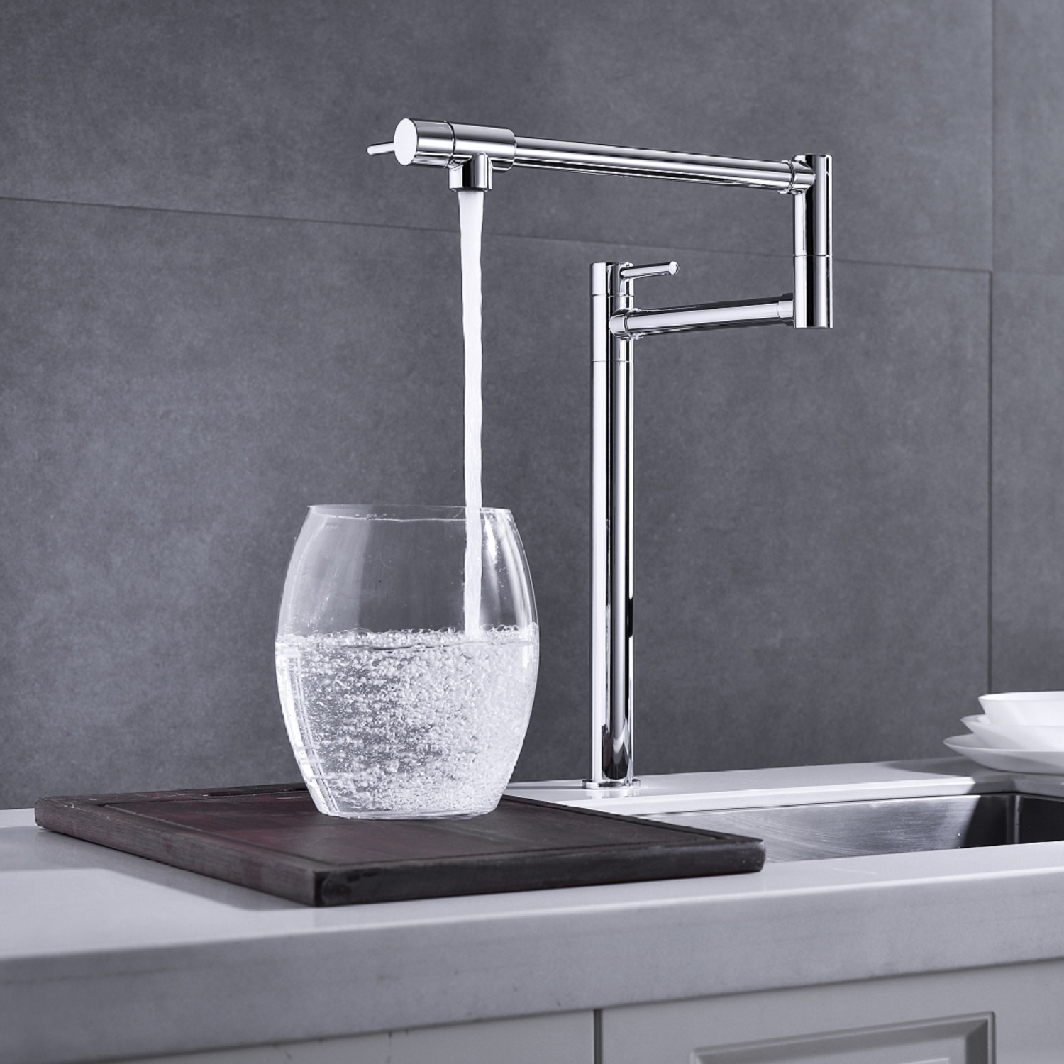 Pot Filler Faucet with Extension Shank