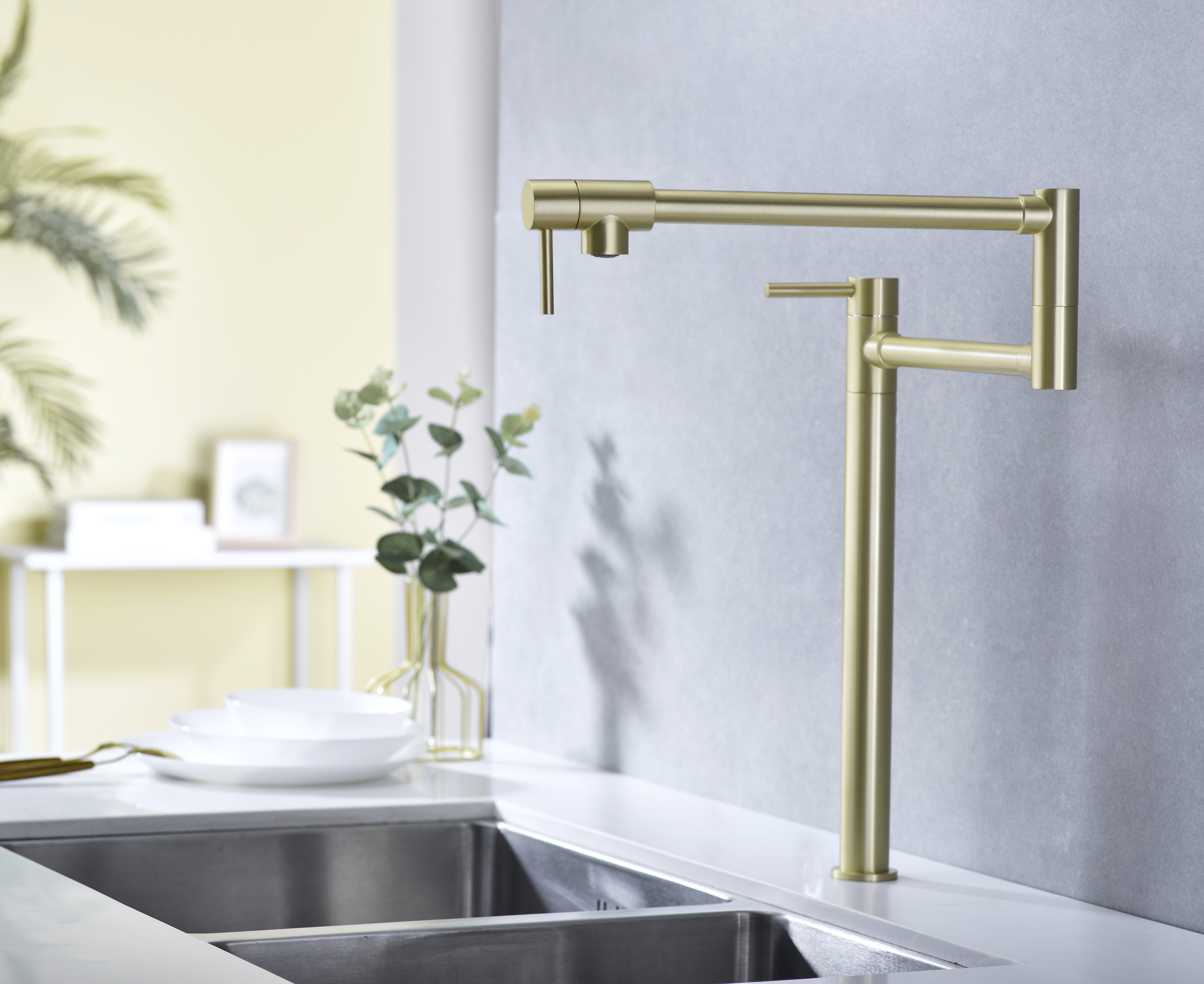 Pot Filler Faucet with Extension Shank