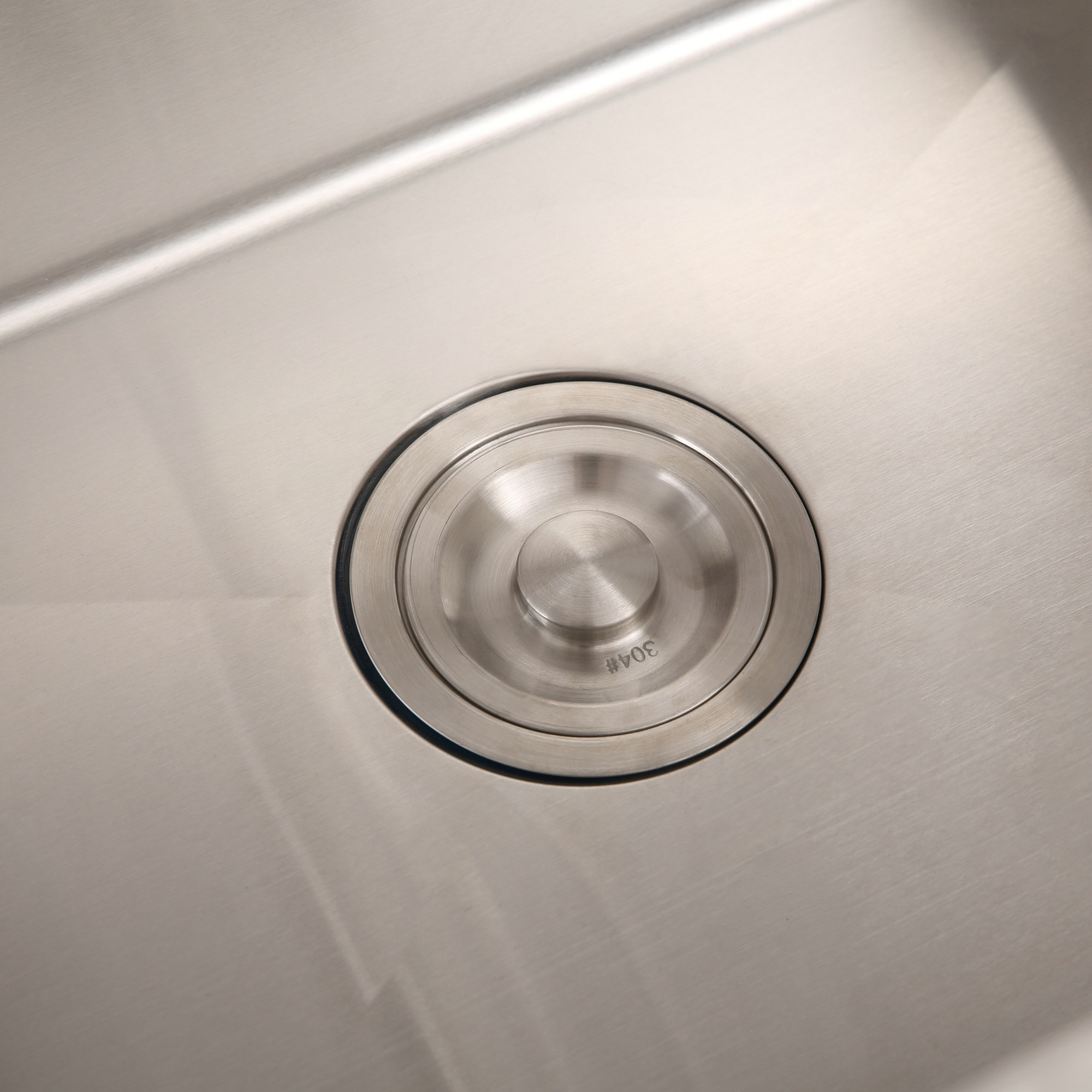 24in Stainless Steel Washing Sink w/ Faucet Hoses and Drain Head Only(Update)