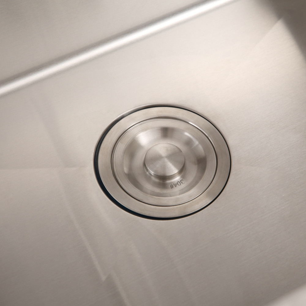 24in Stainless Steel Washing Sink w/ Faucet Hoses and Drain Head Only(Update)