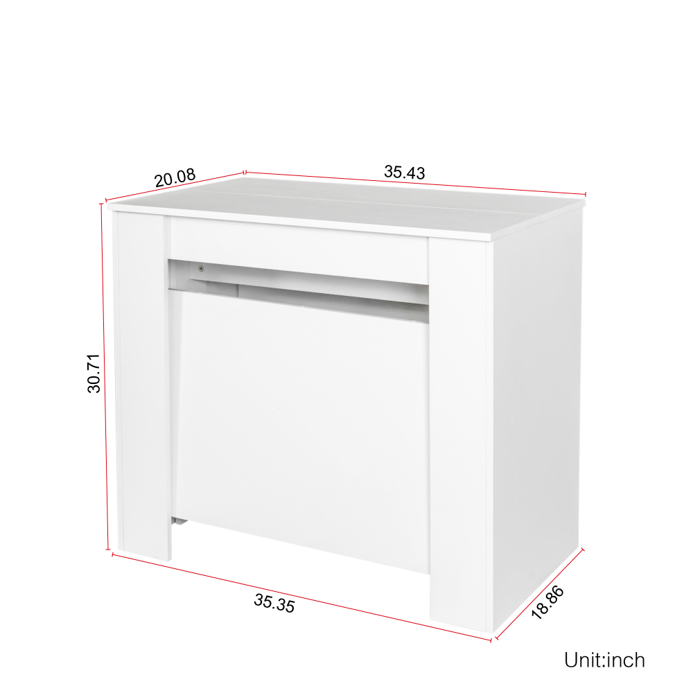 Multifunctional extendable console table