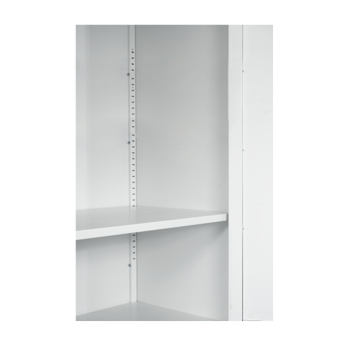 71" Tall Metal Wardrobe Cabinet with 2 Drawers and Hanging Rod, 2 Doors Wardrobe Closet with Shelf for Bedroom, Office, Laundry Room,Entryway ,Foyer,Guesthouse (White)