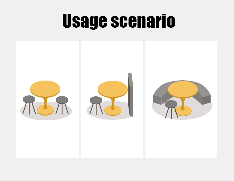 Black Round Table, Modern Dining Table, MDF Top and Steel Base Tulip Round Kitchen Table, Mid Century Coffee Table for Living Room 24 Inch, Kitchen Table, Oval Dining Table
