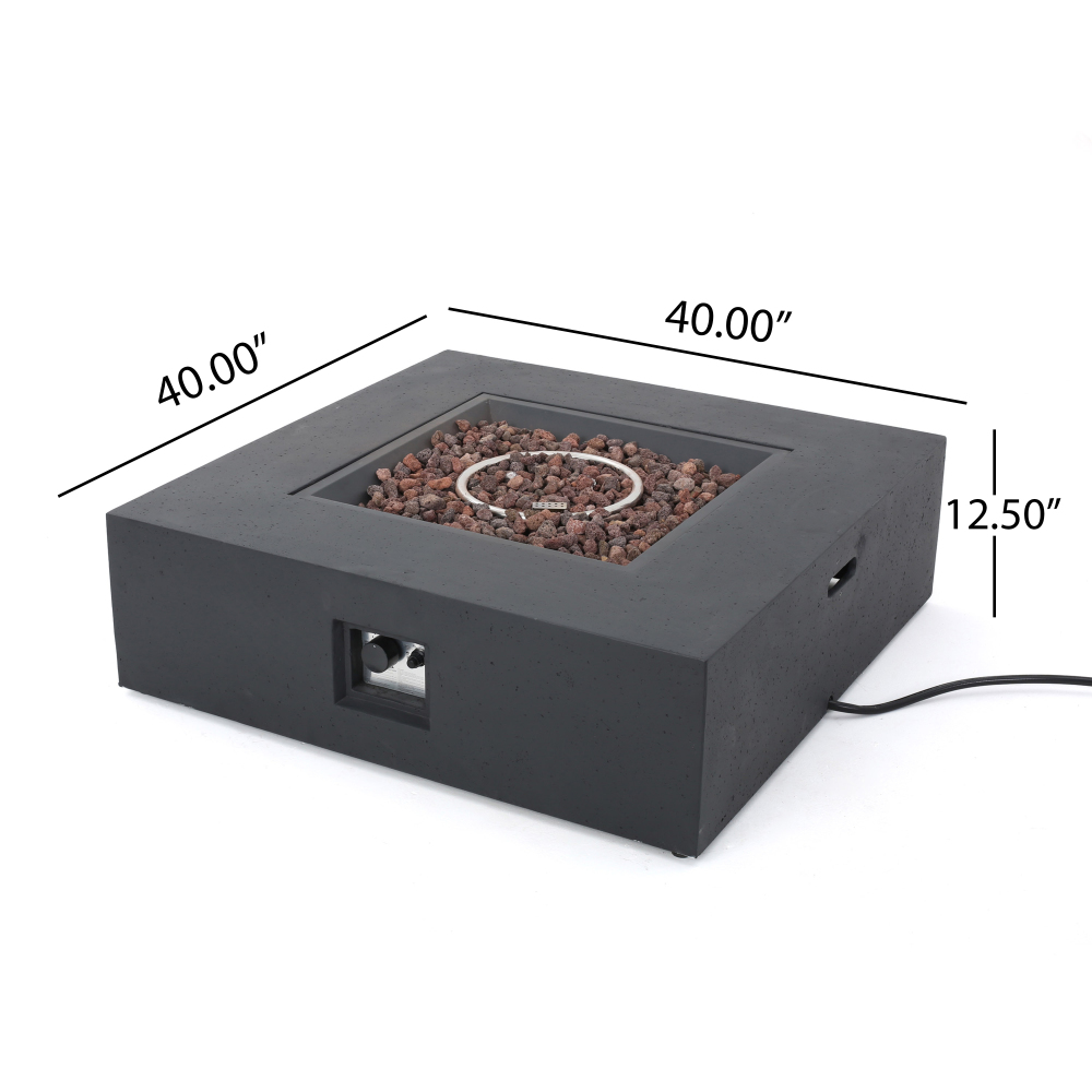 50 000 BTU SQUARE MGO FIRE TABLE (Tank Cover not Included)