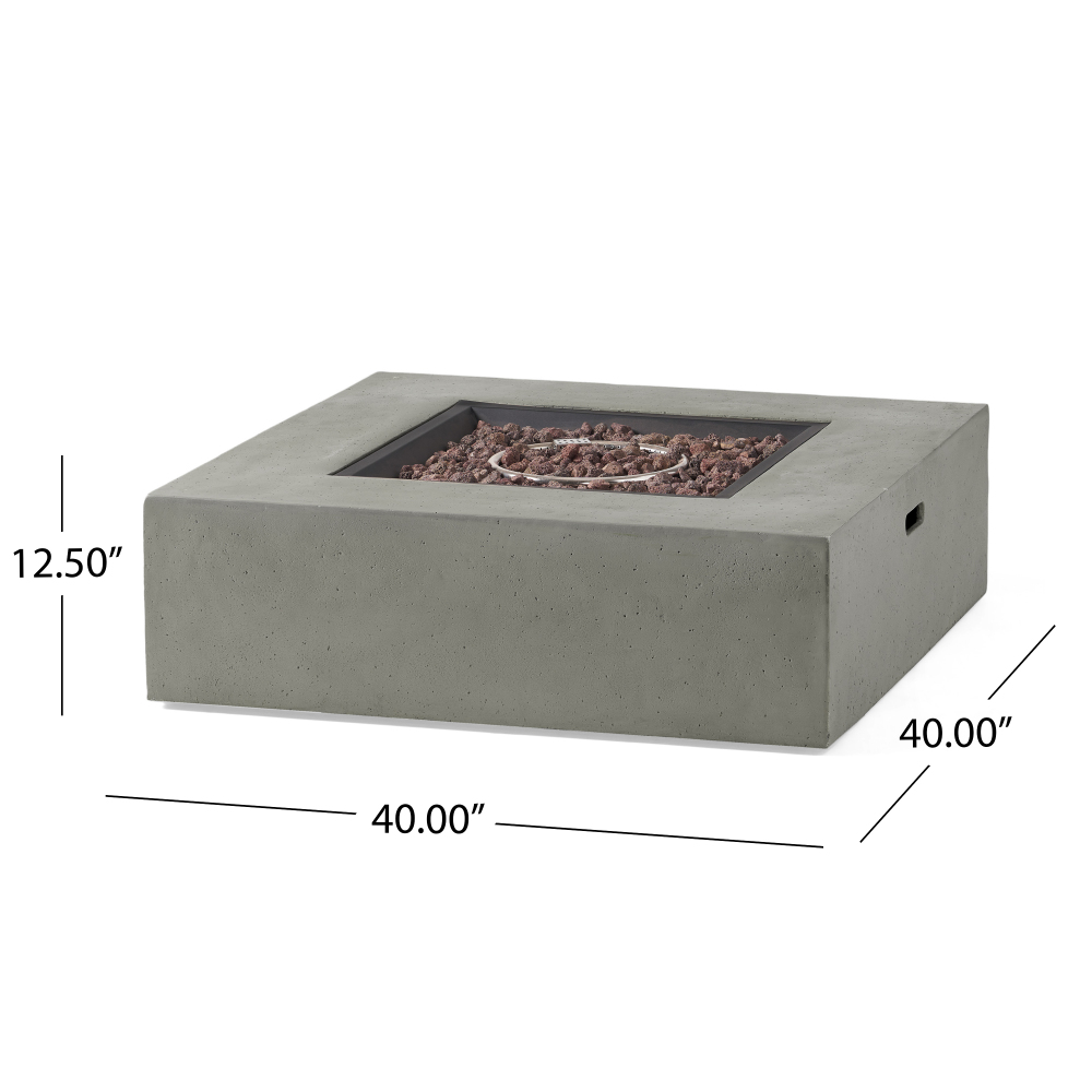 50 000 BTU SQUARE MGO FIRE TABLE (Tank Cover not Included)