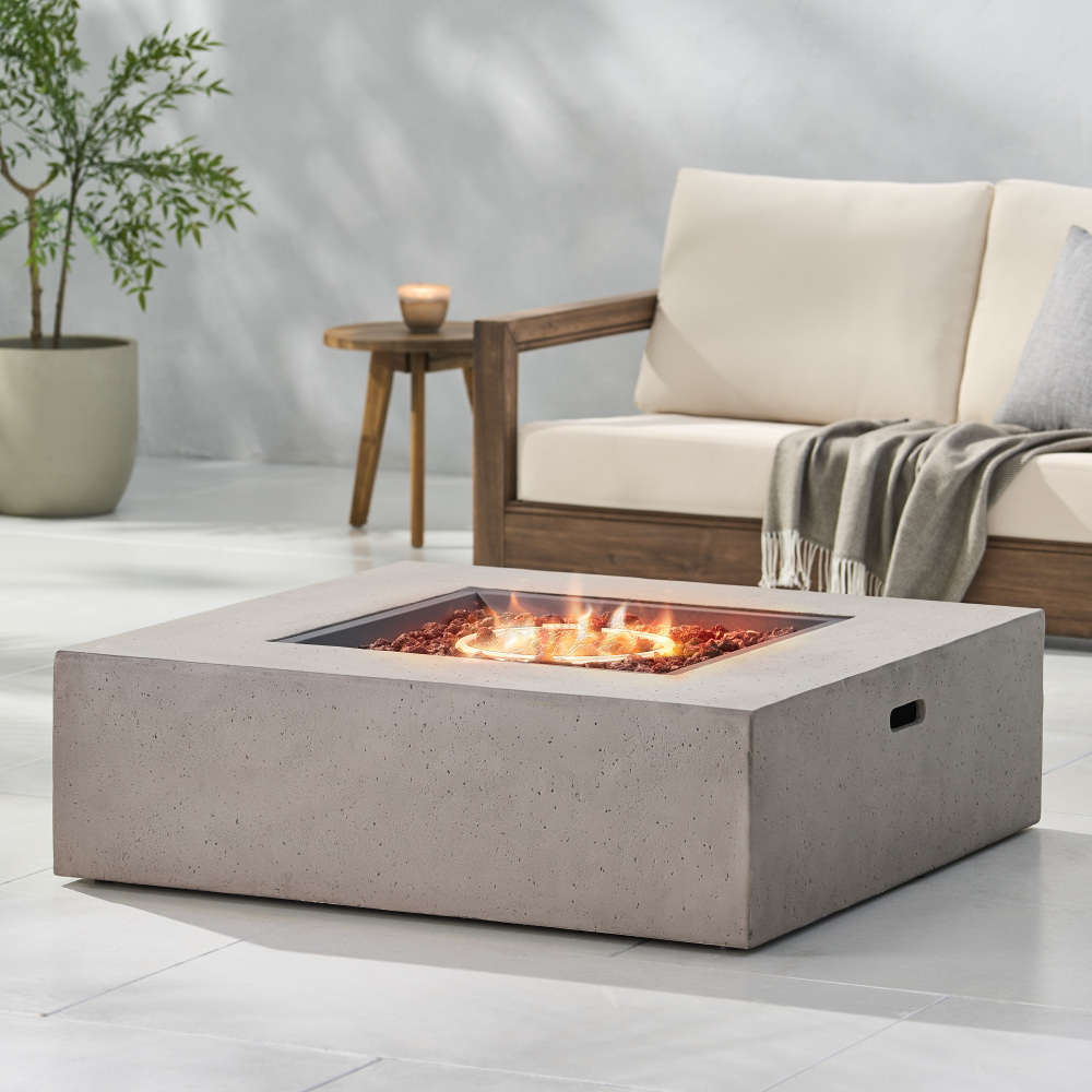50 000 BTU SQUARE MGO FIRE TABLE (Tank Cover not Included)