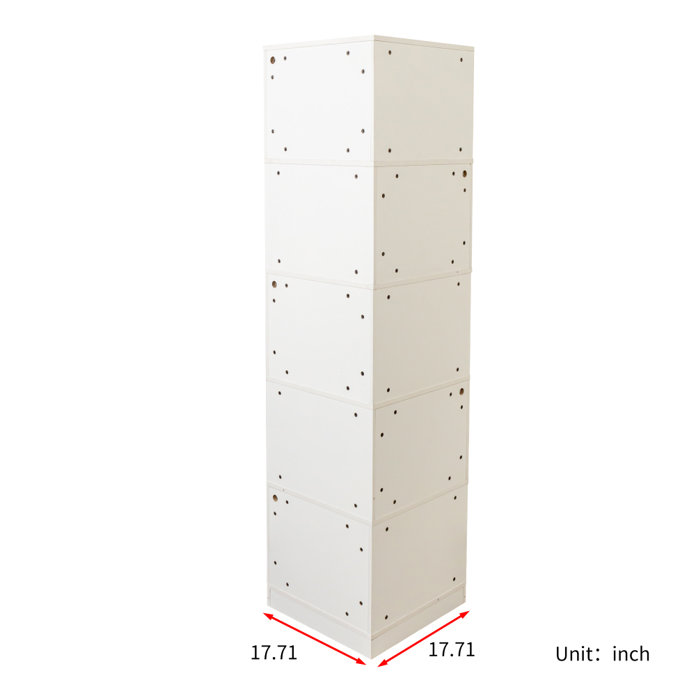 Corner Book Shelf - 5 Tier Corner Bookshelf Bookcase with Baffle, Freestanding L Shaped Display Shelf Stand with led lights for Home Office, Living Room, Bedroom, Kitchen