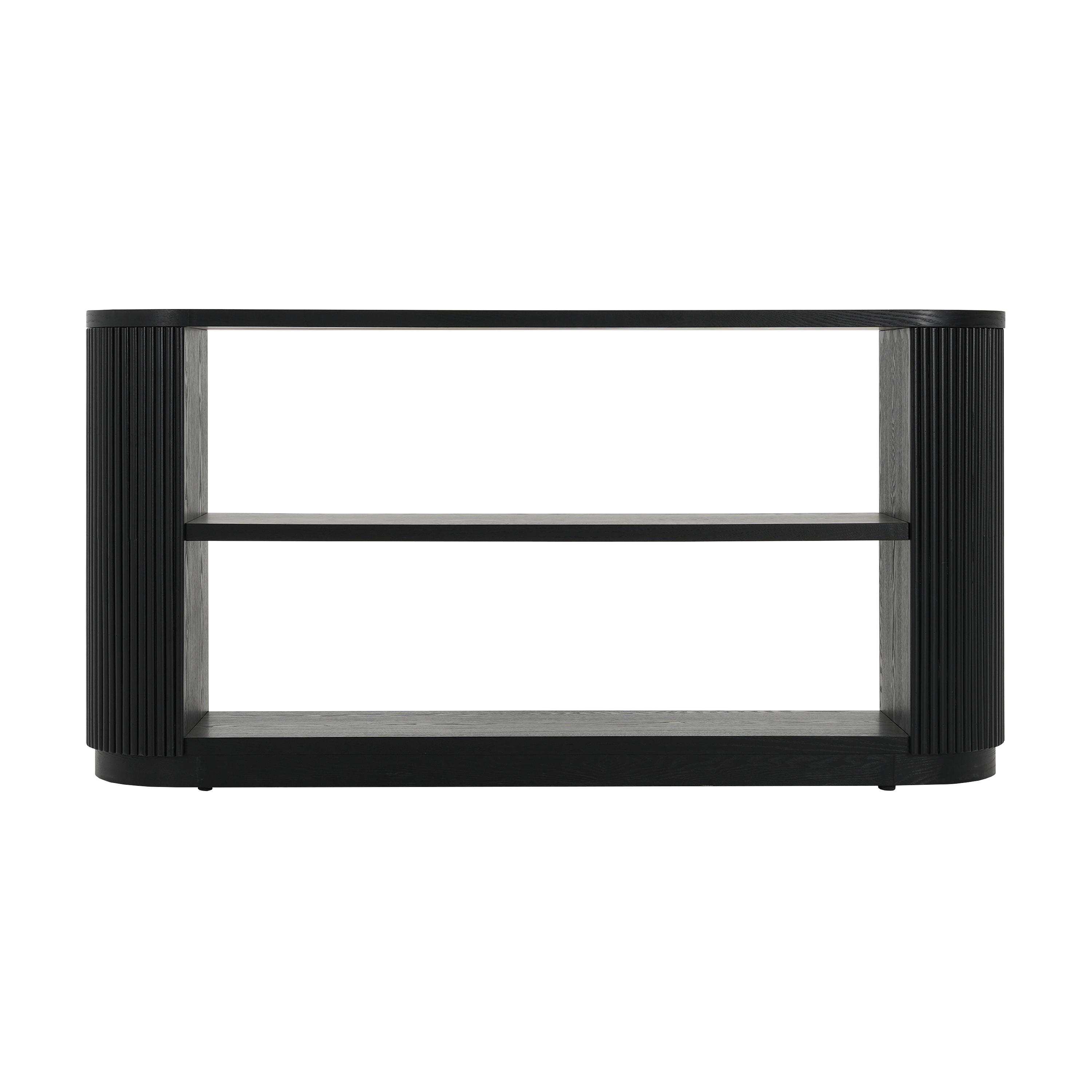 Mirod Modern Entryway Console Table - Slim Sofa Table with Open Shelf & Elegant Wood Grain, Multi-Functional Hallway Table for Living Room