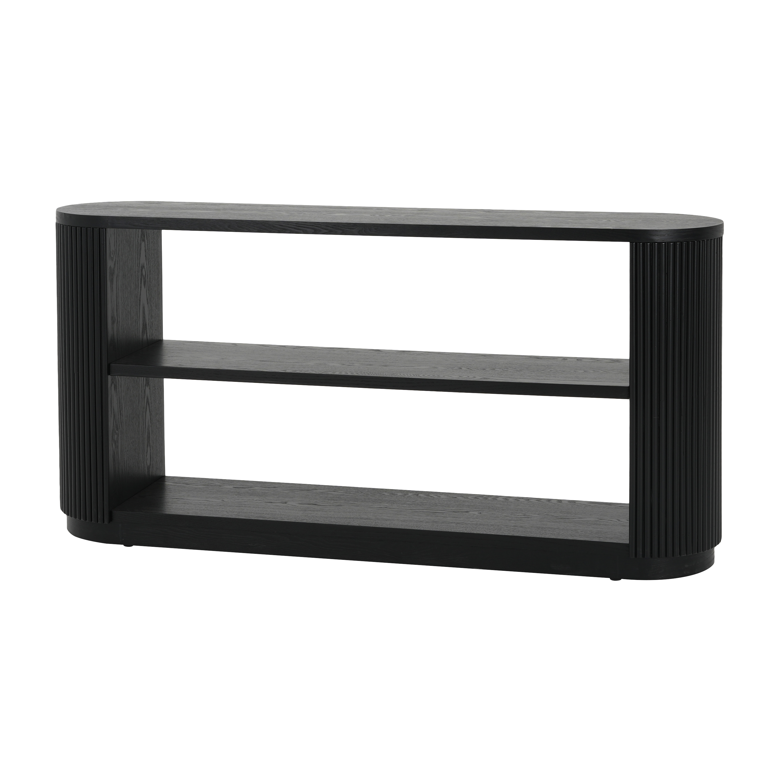 Mirod Modern Entryway Console Table - Slim Sofa Table with Open Shelf & Elegant Wood Grain, Multi-Functional Hallway Table for Living Room