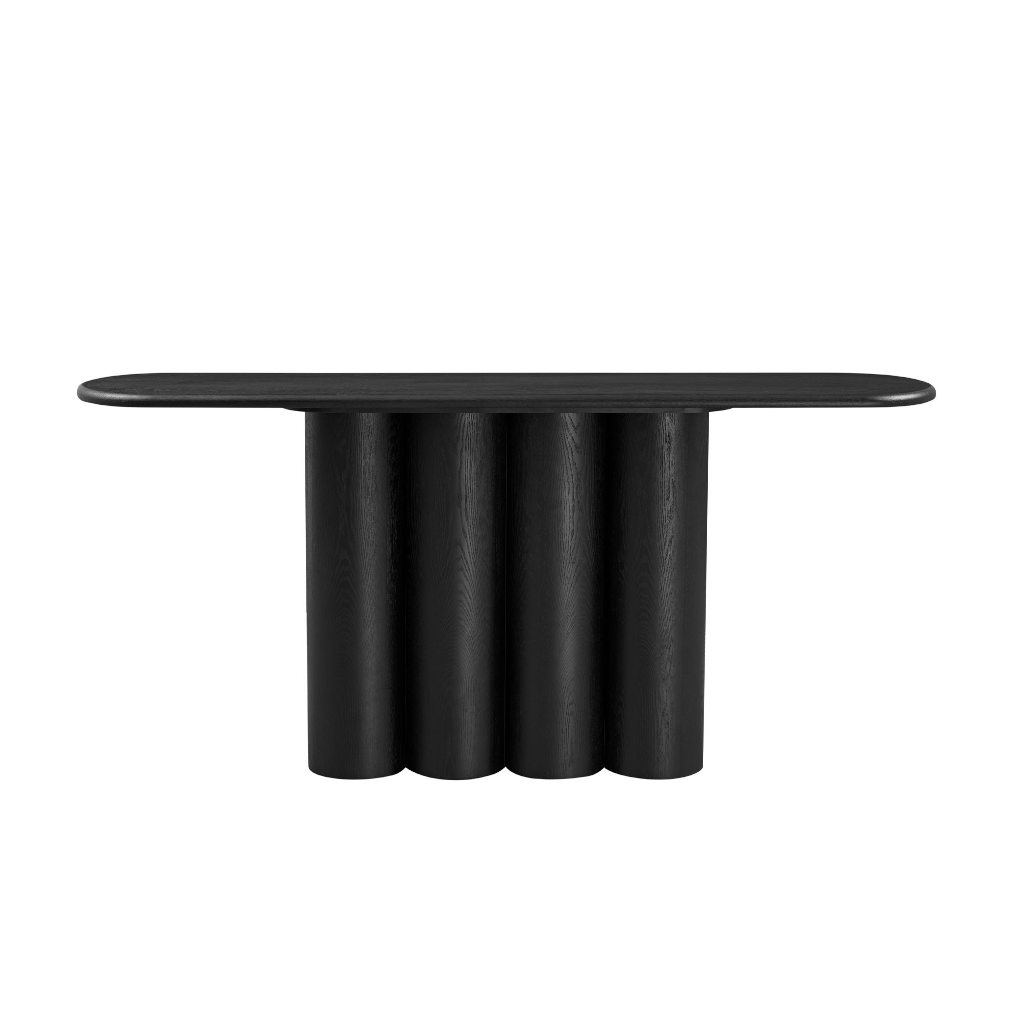66.93'' Modern Console Table for Entryway with Unique cylinders Legs Design for Living Room Hallway Foyer Entrance Study
