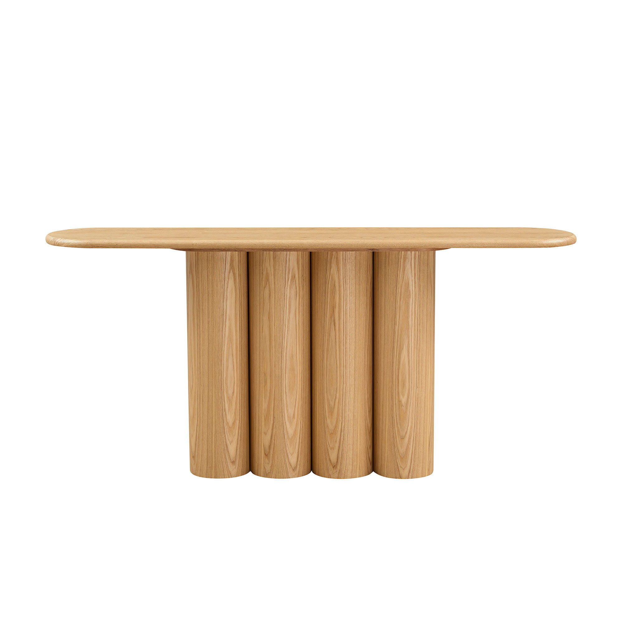 66.93'' Modern Console Table for Entryway with Unique cylinders Legs Design for Living Room Hallway Foyer Entrance Study