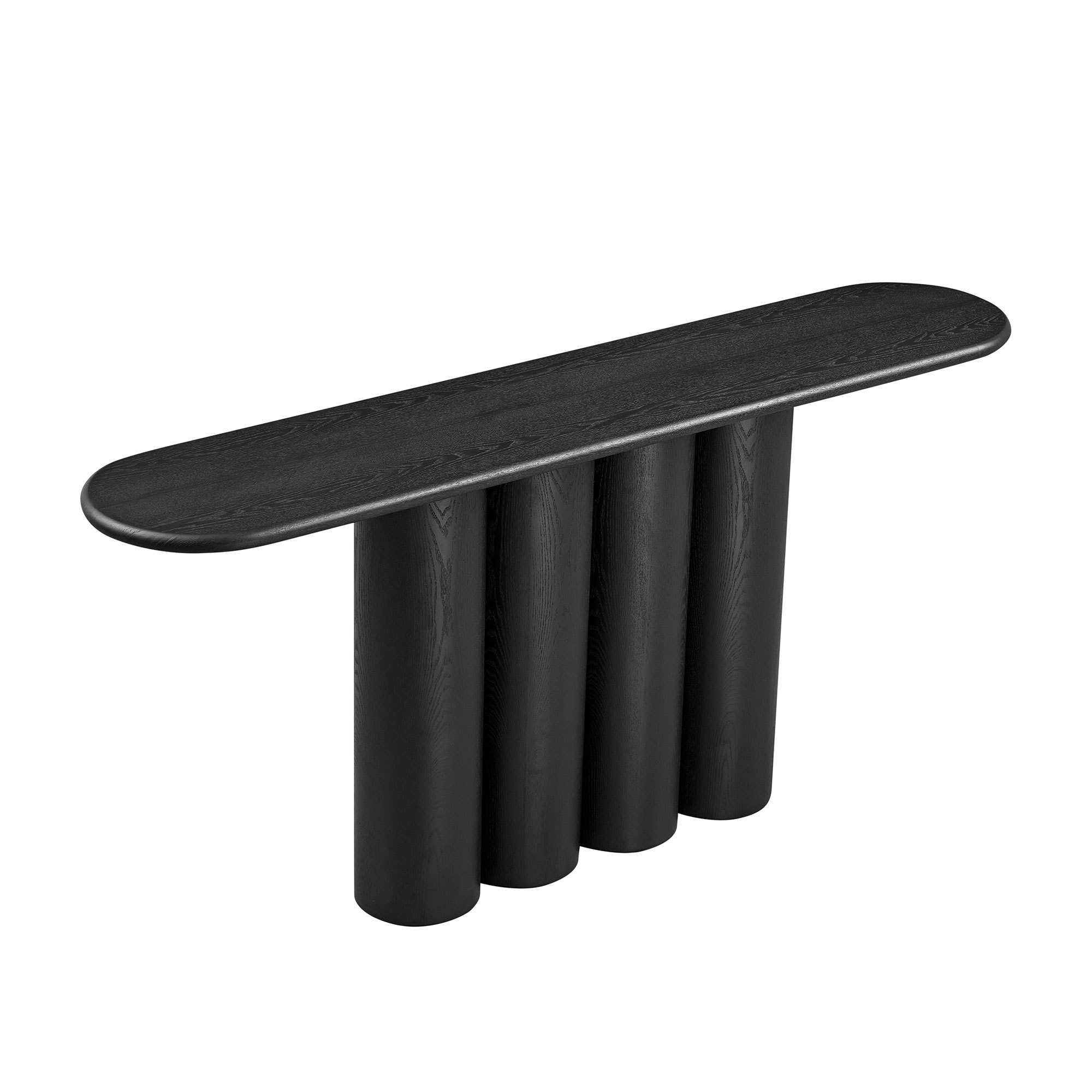 66.93'' Modern Console Table for Entryway with Unique cylinders Legs Design for Living Room Hallway Foyer Entrance Study