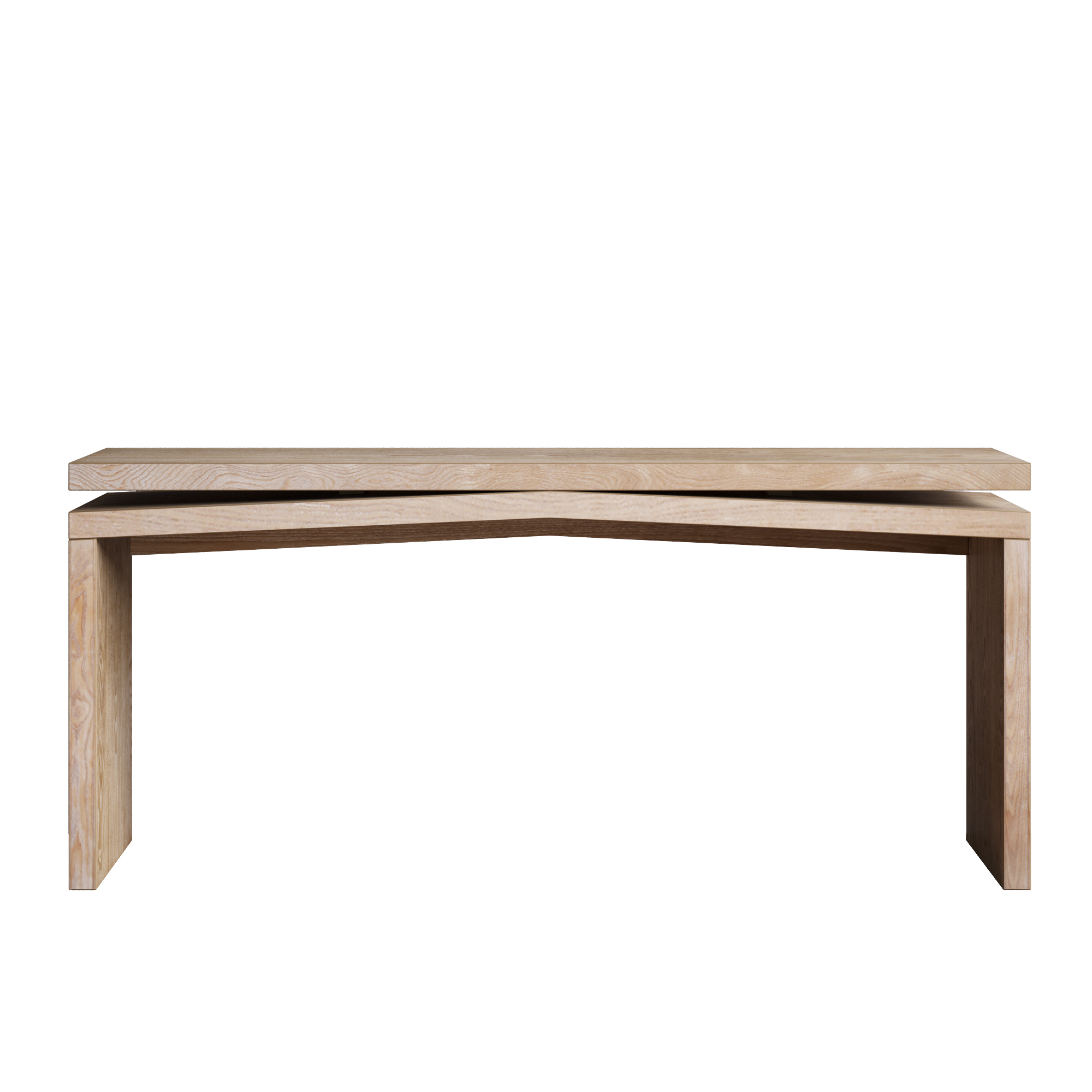 65-Inch Rustic Solid Wood Veneer Console Table, Long Farmhouse Entryway Sofa Table for Living Room, Hallway, Behind Couch, Apartment