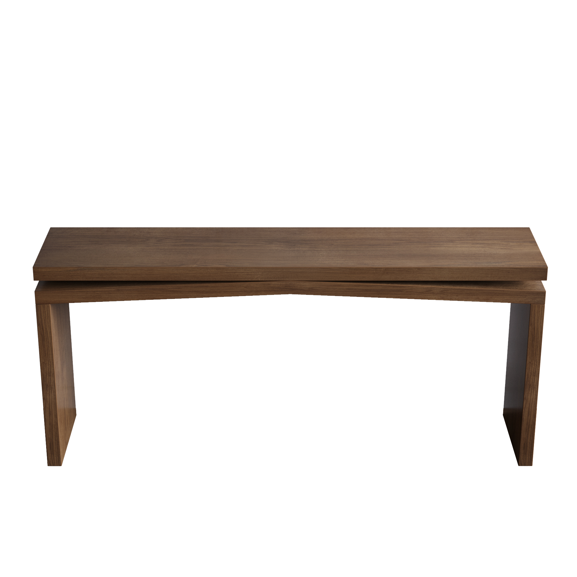 65-Inch Rustic Solid Wood Veneer Console Table, Long Farmhouse Entryway Sofa Table for Living Room, Hallway, Behind Couch, Apartment